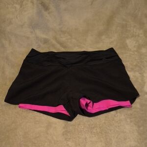 MPG | Women's Black and Pink Athletic Shorts